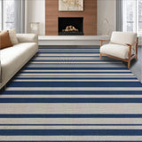 Ultra Soft Area Rug, Non Slip, Stain Resistant, Washable Area Rugs for Living Room, Bedroom, Rustic Beach-Themed Decorative Piece(Blue)
