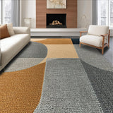 Ultra Soft Area Rug, Non Slip, Stain Resistant, Washable Area Rugs for Living Room, Bedroom, Neutral Abstract Brown Grey Living Room Washable Rug(Beige)