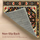 Striking Geometric Floral Overlay(Black)