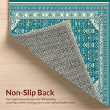 Elegant Boho Mantel Cover(Blue)