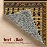 Elegant Earthy Elephant Silhouette(Beige)