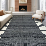 Lively Retro Striped Decor Style(Black)