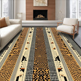 Ultra Soft Area Rug, Non Slip, Stain Resistant, Washable Area Rugs for Living Room, Bedroom, Rustic Animal Print Aesthetic(Beige)