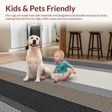 Contemporary Two Tone Stripe Fusion(Gray)