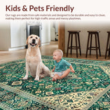 Luxurious Vibrant Floral Design(Green)