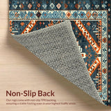 Rustic Abstract Geometric Design(Blue)
