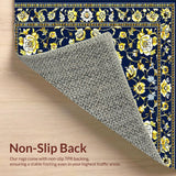 Navy Yellow Geometric Charm(Blue)