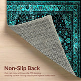 Classic Black Teal Geometric Fusion(Blue)