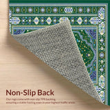 Luxurious Textured Medallion Style(Green)