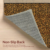Ultra Soft Area Rug, Non Slip, Stain Resistant, Washable Area Rugs for Living Room, Bedroom, Bold Leopard Print Living Room Non-Slip Rug(Brown)