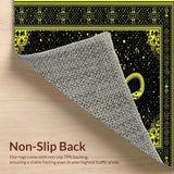 Elegant White Spot Moon Motif(Black)