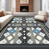 Elegant Tribal Tasseled Geometric Design(Gray)