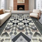 Elegant Striped Diamond Motif(Gray)