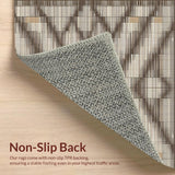 Artful Checkered Tiled Visual Appeal(Beige)