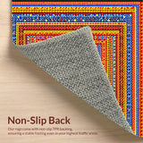 Bright Folk Art Inspired(Blue)