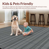 Minimalist Tiled Black and White Motif(Gray)