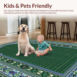 Contemporary Quilted Symmetrical(Green)