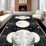 Chic Dark Toned Lunar Design(Ivory)