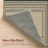 Chic Low Pile Geometric Elegance(Beige)