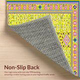 Vibrant Playful Geometric Mosaic(Yellow)