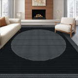 Contemporary Circular Elegant Design(Black)