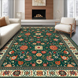 Lively Eclectic Green Floral Palette(Green)