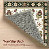 Floral Area with Beige Tones(White)