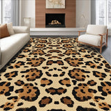Ultra Soft Area Rug, Non Slip, Stain Resistant, Washable Area Rugs for Living Room, Bedroom, Modern Warmth with Exotic Flair(Beige)