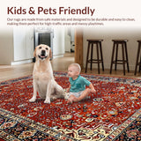 Luxe Earthy Hues with Medallion(Red)