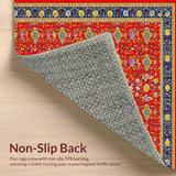 Vibrant Multicolor Trellis Design(Red)