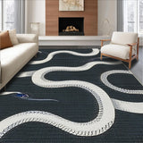 Bold Transitional Serpent Imagery(Black)