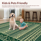 Artistic Geometric Green Palette(Green)