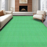 Ultra Soft Area Rug, Non Slip, Stain Resistant, Washable Area Rugs for Living Room, Bedroom, Antique Modern Aesthetic Bedroom Non-Slip Washable Rug(Green)