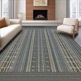 Contemporary Monochrome Geometric Fusion(Black)