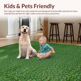 Contemporary Textured Turf Visual(Green)