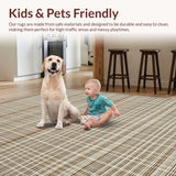 Chic Rustic Checked Aesthetic(Beige)