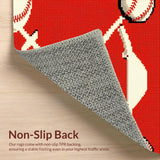 Dynamic Red and Beige(Red)