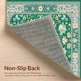 Sophisticated Textured Floral Fusion(Green)