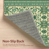 Ultra Soft Area Rug, Non Slip, Stain Resistant, Washable Area Rugs for Living Room, Bedroom, Boho Neutral Bedroom Non Slip Area Carpet(Beige)