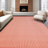 Elegant Textured Heart Motif(Red)