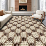Chic Earthy Diamond Motif(Beige)