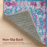 Vibrant Fuchsia Geometric Artistry(Blue)