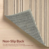 Ultra Soft Area Rug, Non Slip, Stain Resistant, Washable Area Rugs for Living Room, Bedroom, Versatile Indoor Medium Pile Meditation Rug(Beige)