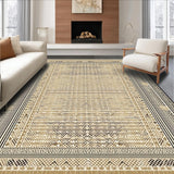 Stylish Transitional Ogee Layout(Beige)