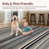 Cozy Earth Tone Striped(Black)