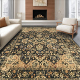 Indigo Elegant Geometric Arrangement(Beige)