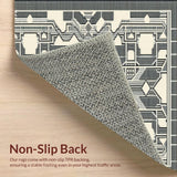 Contemporary Dark Gray Lattice Style(Black)