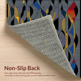 Mid century Monochrome Arch Motif(Gray)