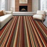 Ultra Soft Area Rug, Non Slip, Stain Resistant, Washable Area Rugs for Living Room, Bedroom, Rustic Lodge Brown Fishing Cabin Area Rug(Brown)
