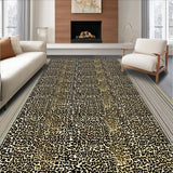 Ultra Soft Area Rug, Non Slip, Stain Resistant, Washable Area Rugs for Living Room, Bedroom, Contemporary Cheetah Inspired Design(Brown)